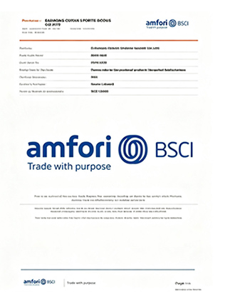 Quality passed BSCI and SGS factory audits