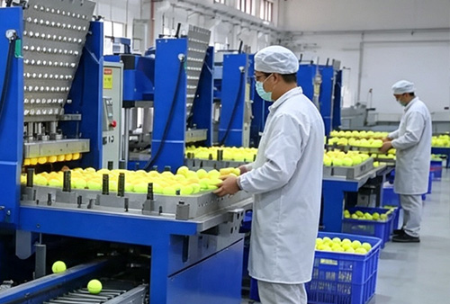 Factory team at work