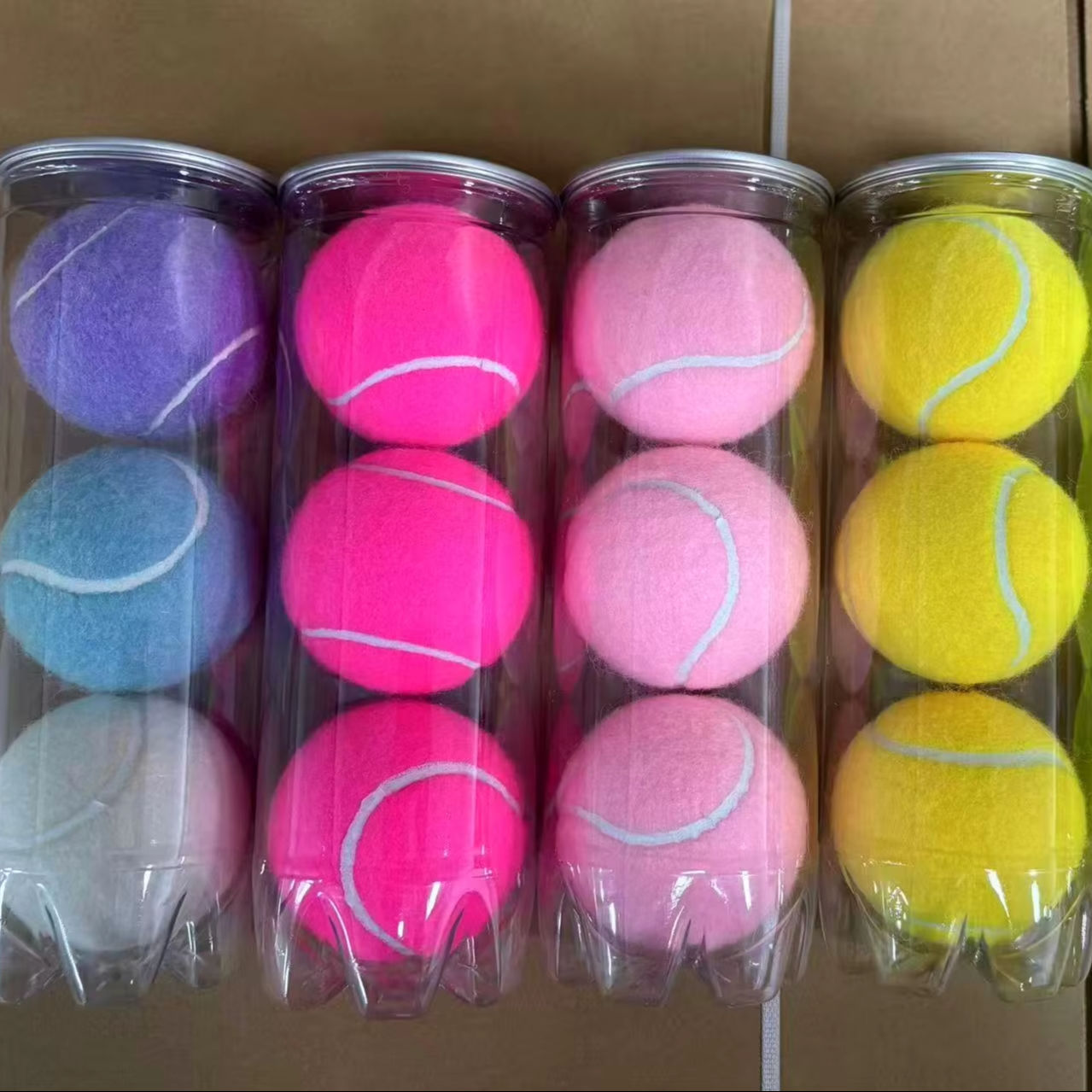 Club Training Padel Balls, Stable Consistent Flight, Long Lasting Felt, Wholesale Carton Packaging