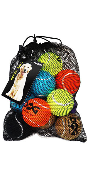 Orange & Yellow Acrylic Needle Felt Beach Tennis Ball, Custom Logo Training Tennis Ball - 3