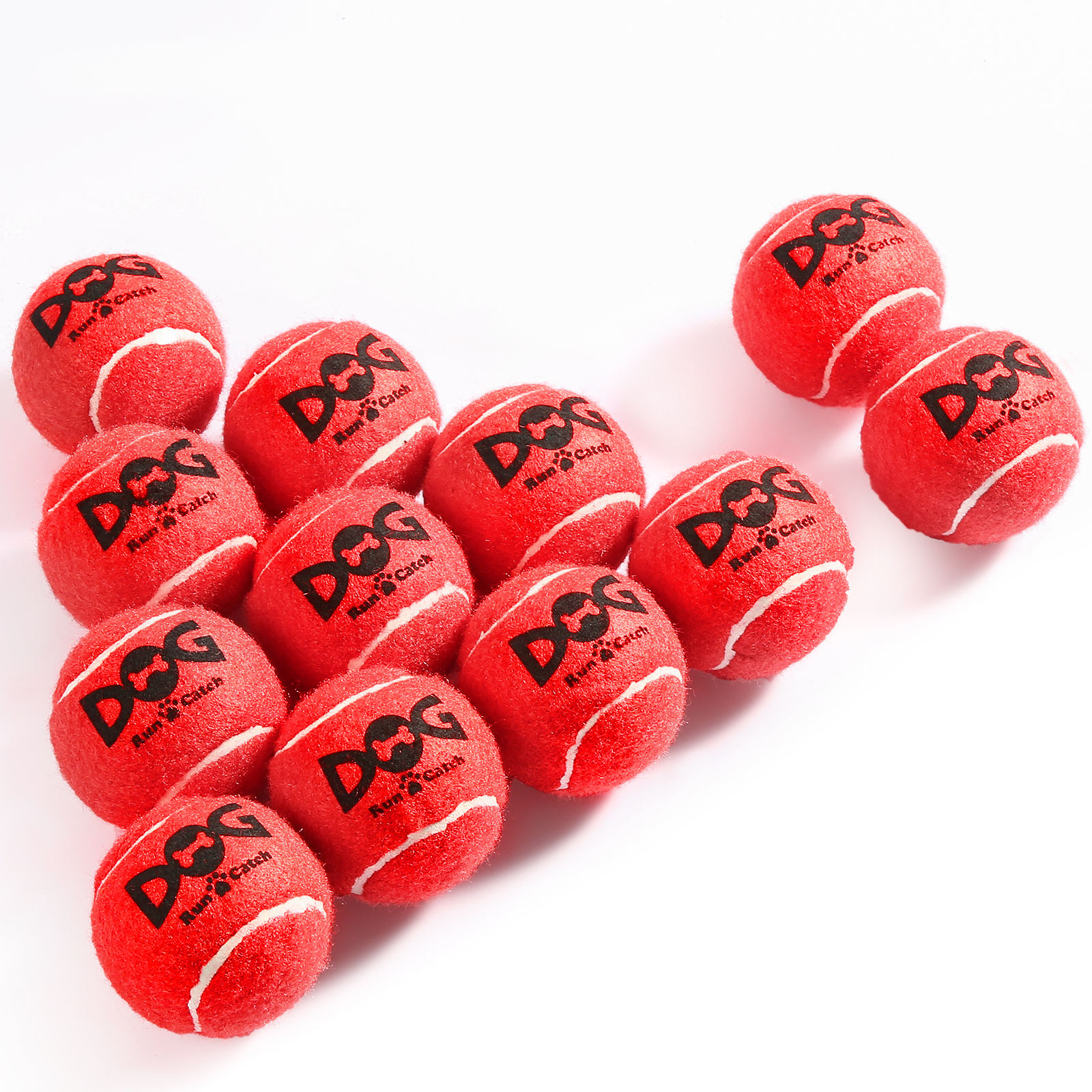 Squeaky Pet Tennis Ball Toy, Custom Logo Wholesale for Small Medium Large Dogs & Cats
