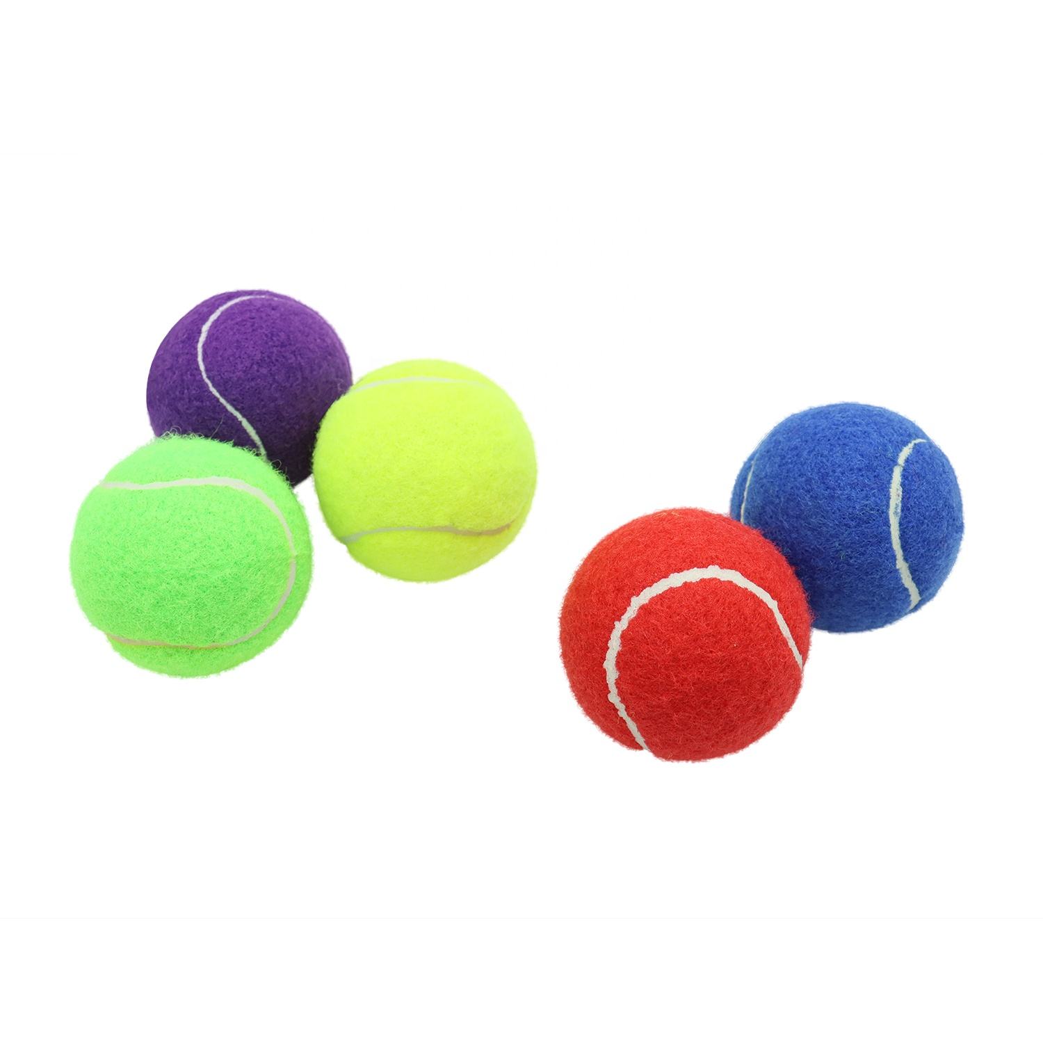 Squeaky Pet Tennis Ball Toy, Custom Logo Wholesale for Small Medium Large Dogs & Cats - 4