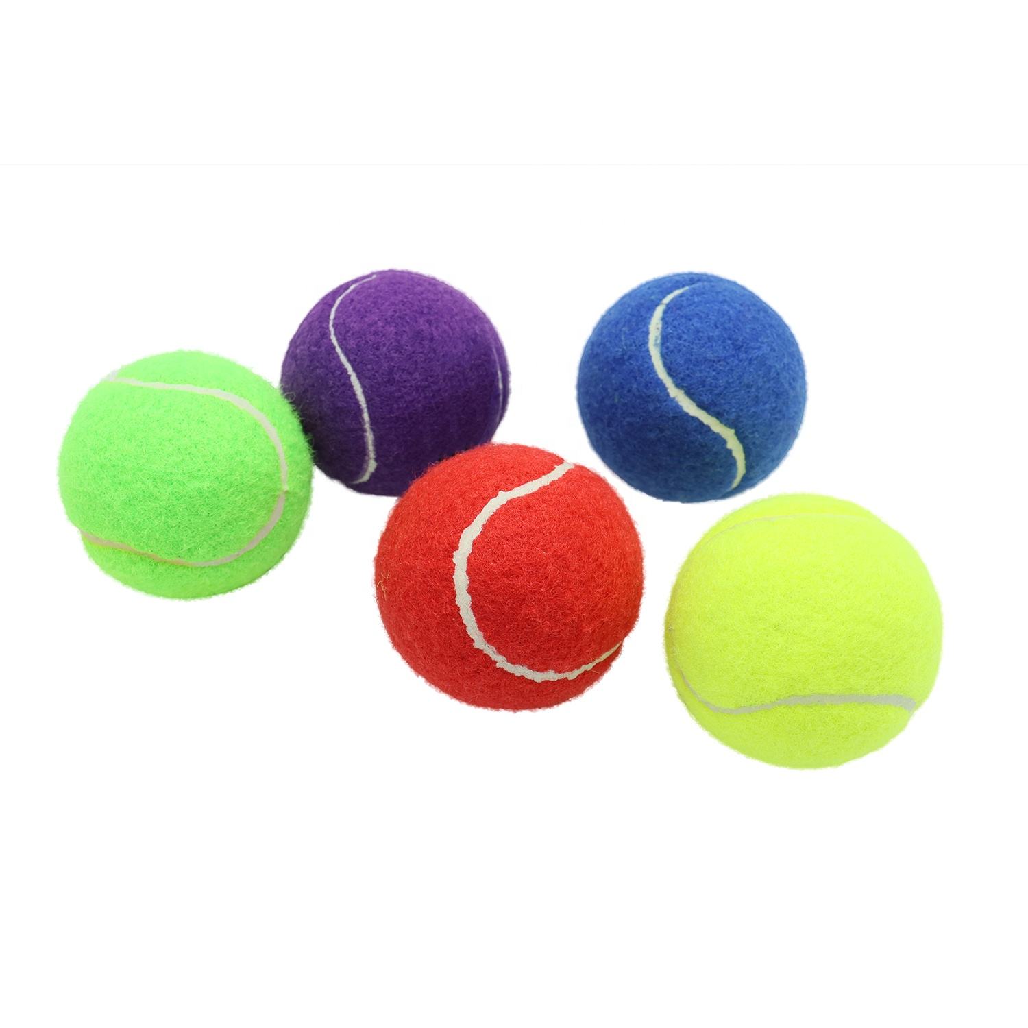 Squeaky Pet Tennis Ball Toy, Custom Logo Wholesale for Small Medium Large Dogs & Cats - 5