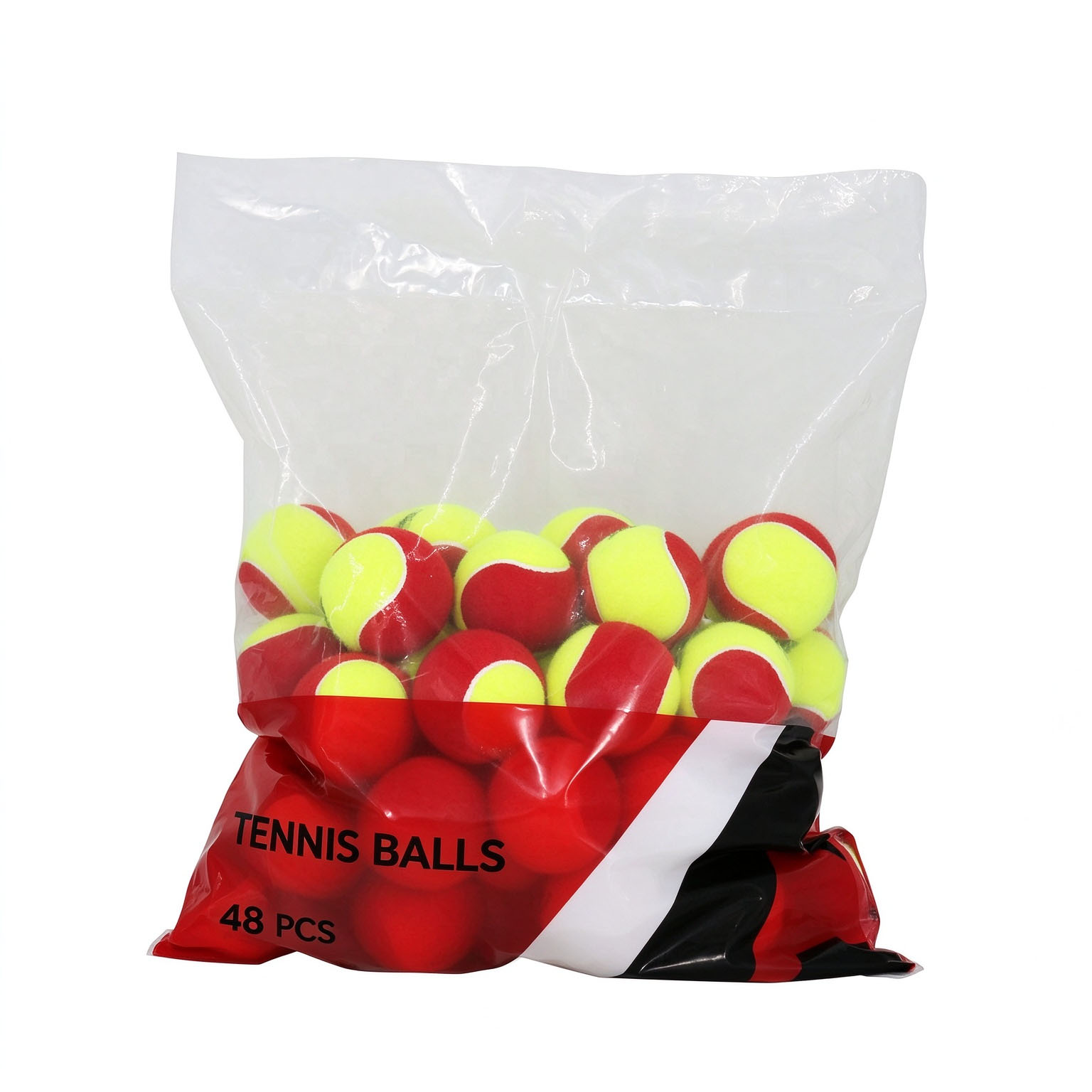 pressureless kids tennis ball, wholesale, high quality, custom advanced rubber, good spin & rebound - 2