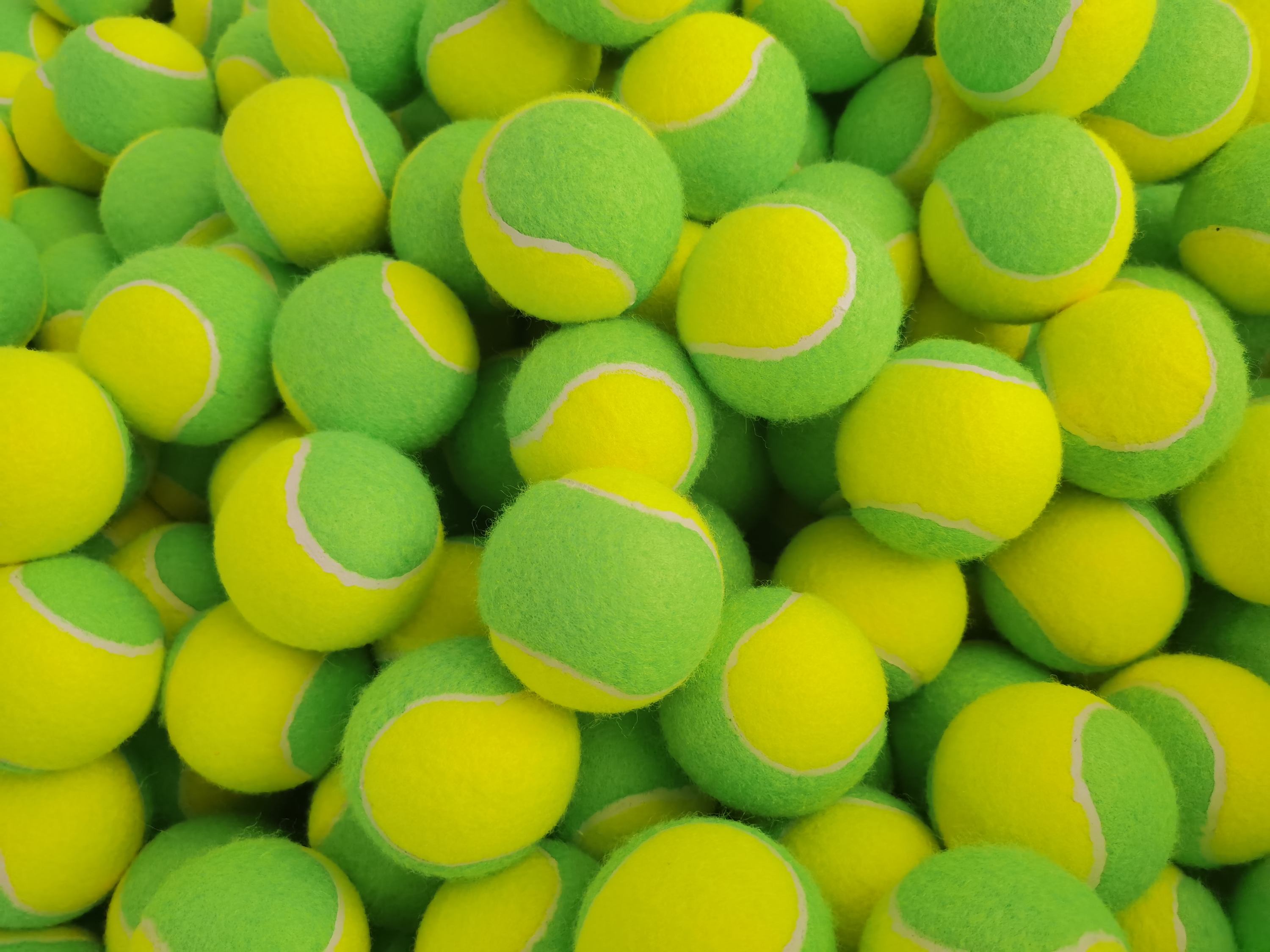Wholesale High Quality Custom Pressureless Kids Tennis Balls, Advanced Rubber Great Spin & Rebound - 2